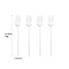 4PCS Stainless Steel Cutlery Rainbow Cake Fruit Fork Dinner Salad Fork Tableware Gold Dessert Fork For Hotel Party Kitchen Tool