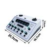 TENS EMS Muscle Stimulator 6 Channel Output Patch Pulse Massager Electronic Acupuncture and Relaxation Device