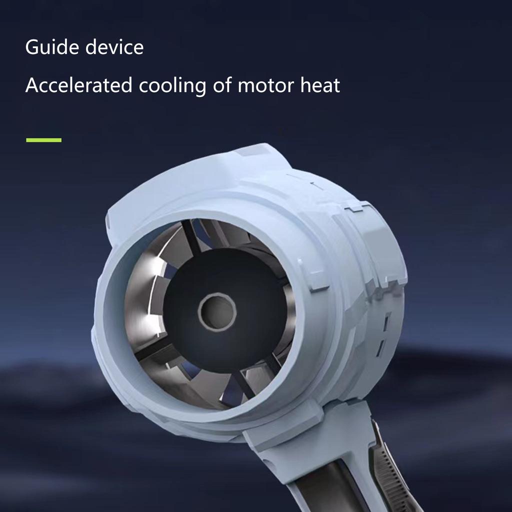 Akumulatorowa dmuchawa Turbo Jet 21V Wysokiej mocy dmuchawa do liści do mycia samochodu i pielęgnacji trawnika Idealna do użytku domowego na zewnątrz