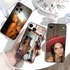K-Kendall J-Jenner Phone Case For iPhone 17,16,15,14,13,12,11 Plus,Pro Max,XS,Soft Black Cover