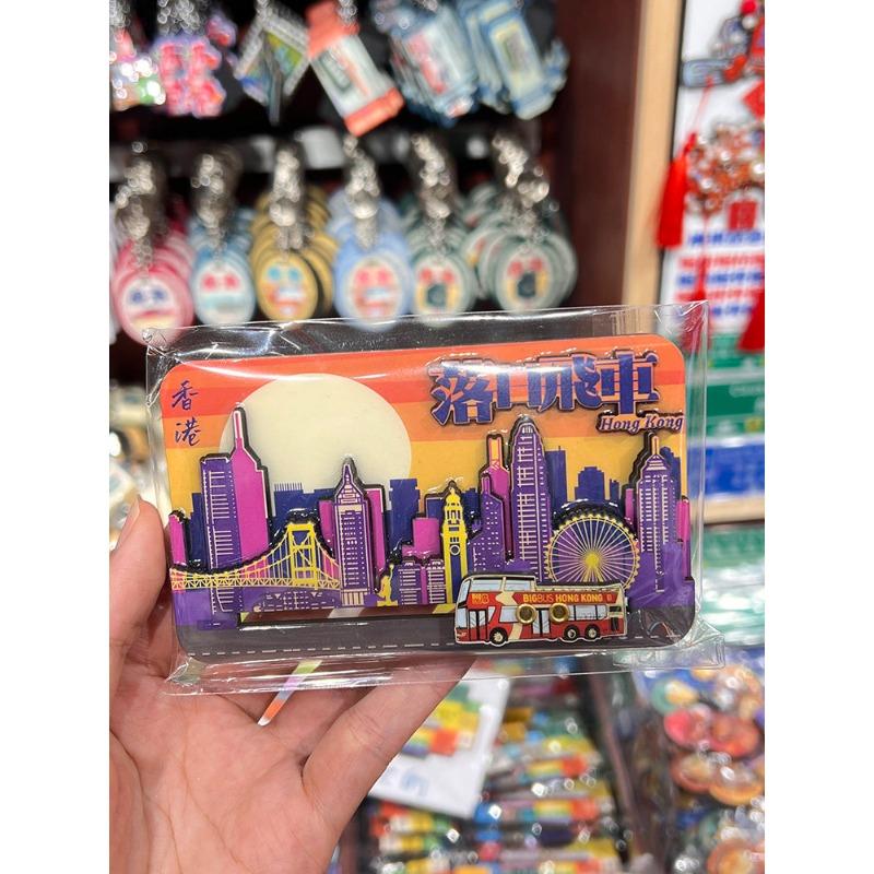 Hong Kong milk tea, pineapple oil, Dim sum, train, movable, cultural and creative magnetic refrigerator sticker