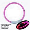 USB-C Wiederaufladbares LED Hundehalsband Leuchtende Haustierkette Verstellbar Wasserdicht Nachtsicherheitshalsband