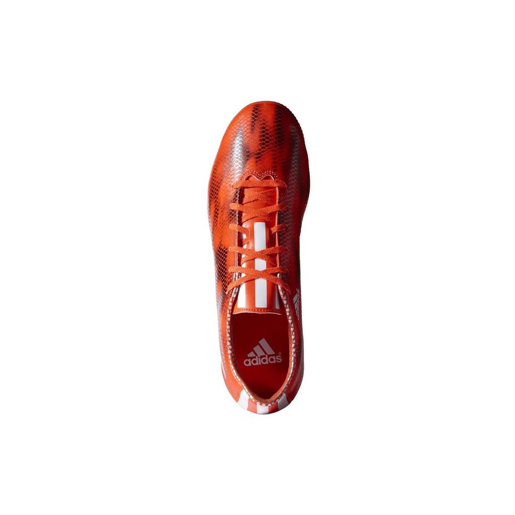 Adidas F10 Lace AG (Rubber Short Studs) Artificial Grass Fabric Non-Slip Wear-Resistant Lightweight Soccer Shoes Men Soccer Shoes Red M29545