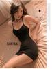 Manyan Women's Sexy Backless Cross-Strap Nightdress - One-Piece Lingerie Set