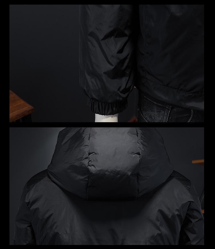 Men's Trendy Hooded Winter Down Jacket Y9589