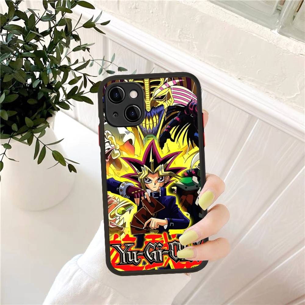 Amine Yu Gi Oh Classic Matte Transparent Phone Cover For IPhone Case 16 15 14 13 12 11 Pro Max X XS Max Plus