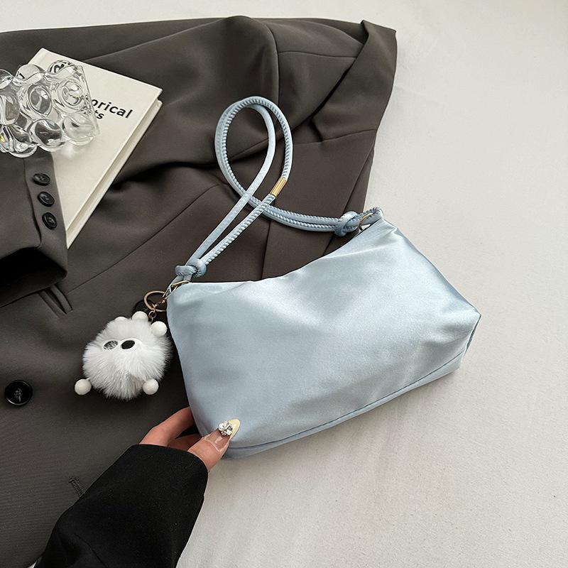 Temperament glossy satin armpit bag women's spring and summer new style fashion casual shoulder bag