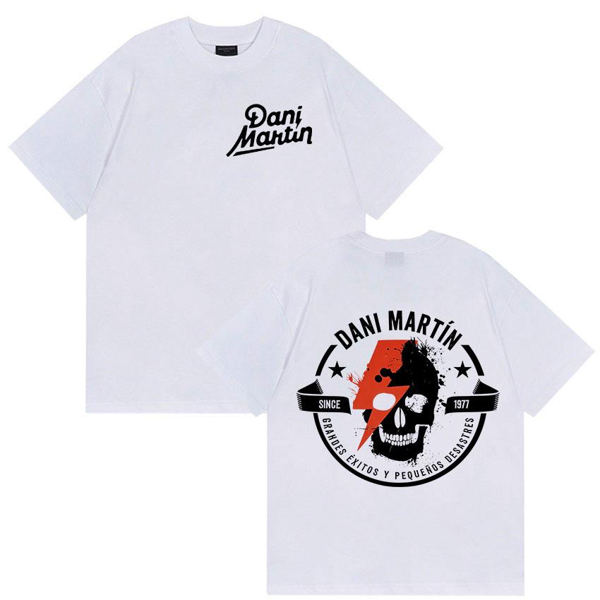 Rock Band Dani Martin Tour 2026 Merch T Shirt Unisexs Hip Hop Pop Music Short Sleeve Tshirts Unisex Casual Cotton Tshirt Streetwear