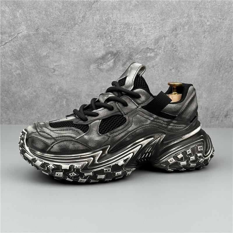 Mode Herr Sneakers Mesh Grå Fritidsskor Snörning Herr Lätta Vulkaniserade Skor Promenadsneaker Zapatillas Hombre Herrskor