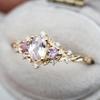 Luxury Simple Small Fresh Inlaid Zircon Ring Fashionable Personalized Ins Wind Women's Single Ring Ring Wholesale