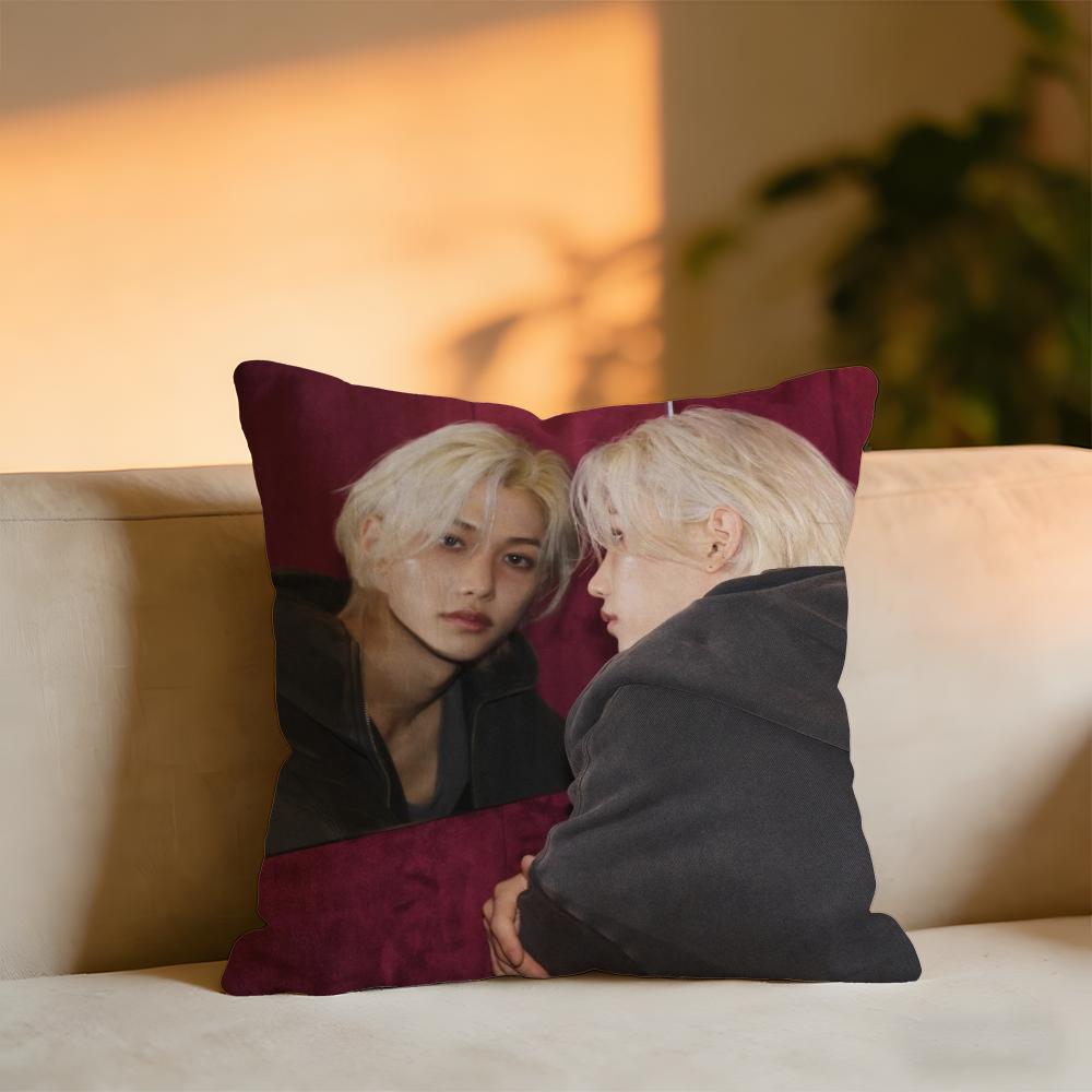 Felix Cushion Cover Cozy Velvet Throw PillowSoft Warm Cushion For Sofa  Bed