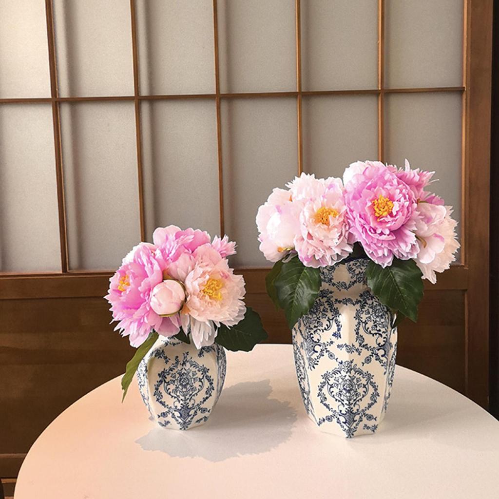 Chinese Flower Vase, Plant Pot, Decoration, Flower Arrangement, Blue And White