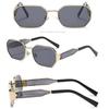 Fashion Sunglasses Small Frame Metal Sunglasses Non-polarized Fashion Accessory 