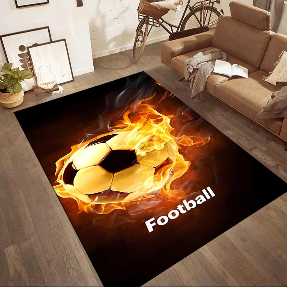 Sports Ball Pattern Floor Mats for Living Room, Bedroom and Room Decoration Are Suitable for Gifts.