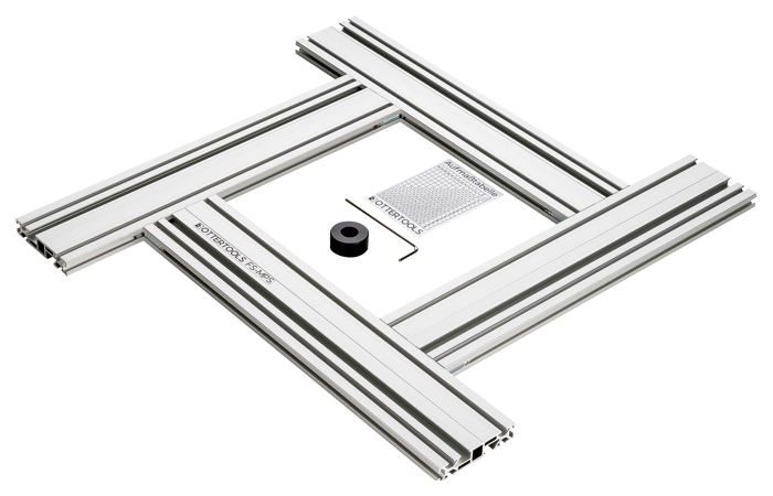 Milling template - ottertools - fs-mps - adjustable - 1000mm x 500mm - German manufacturing