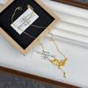Necklace women's light luxury high-end sense niche design sense wedding chain jewelry