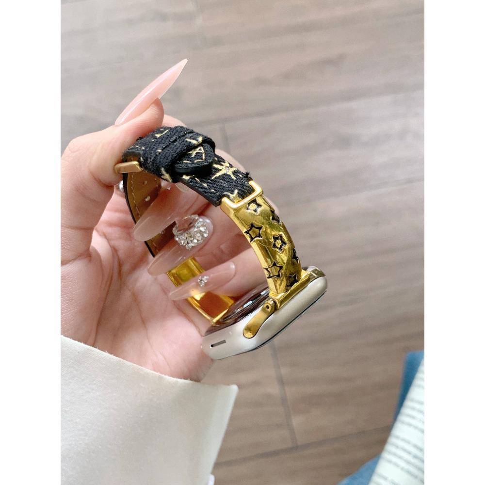 Leather Slim Band For iWatch SE 10 9 8 7 6 5 4 3 2 1 Woman Bracelet Strap For Apple Watch 38mm 40mm 41mm 42mm