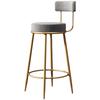 Nordic Luxury Modern Bar Stool - Contemporary High Chair for Home or Reception Desk