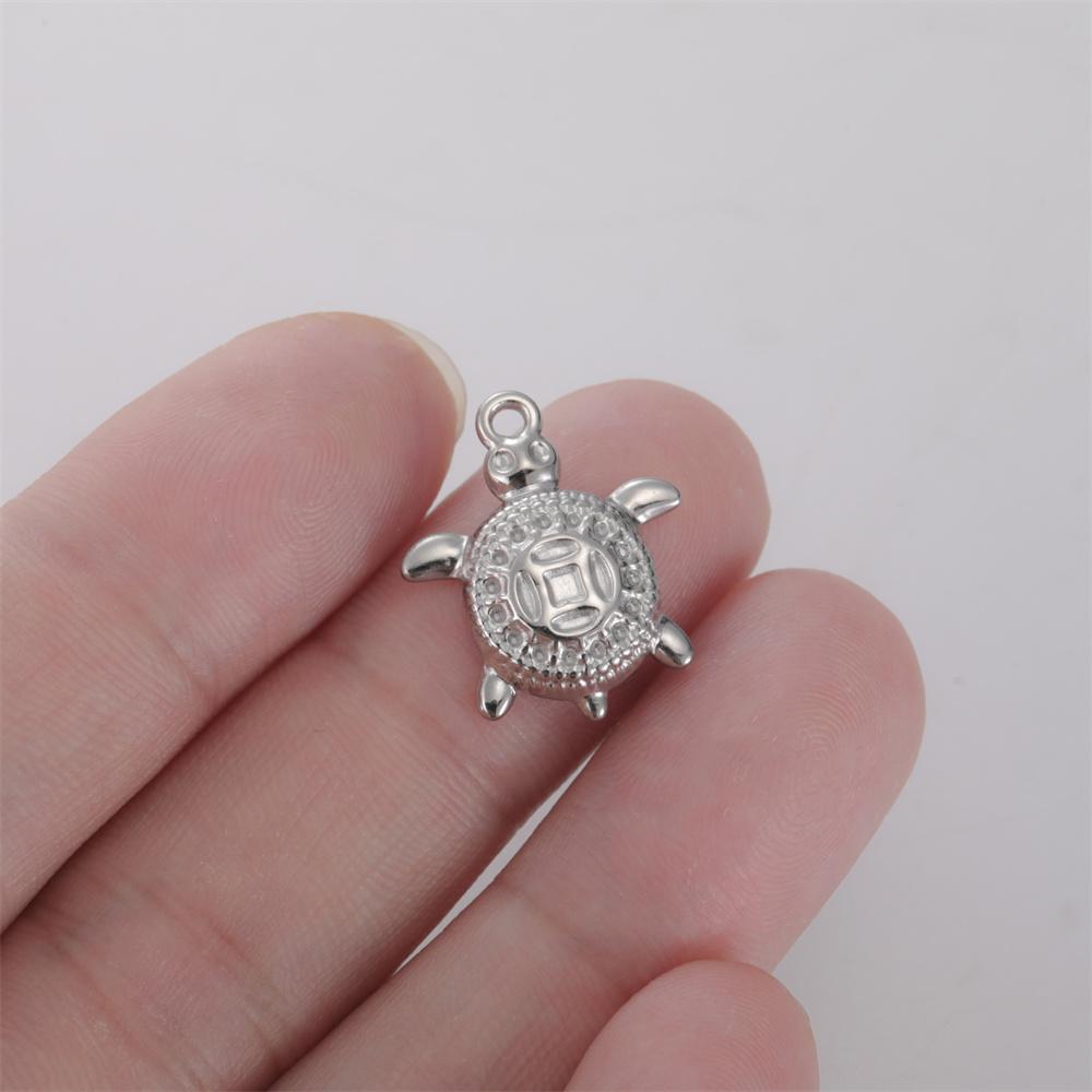 My Shape 5 Pcs Conch Starfish Coral Shell Charms Necklace Bracelet Summer Beach Stainless Steel Pendants for DIY Jewelry Making