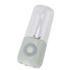 Electric USB Juicer Blender Green 6 Leaf Blades 1300mAh 500ml Portable Blender Cup for Fruit Juice