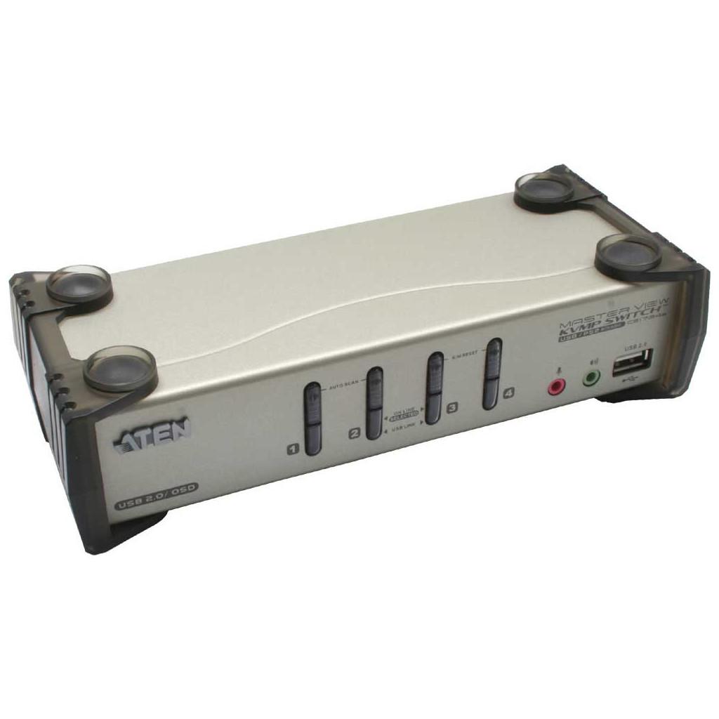 Buy KVM Switch, 4 X, ATEN CS1734B, USB, PS/2, Audio, OSD at affordable prices — free shipping