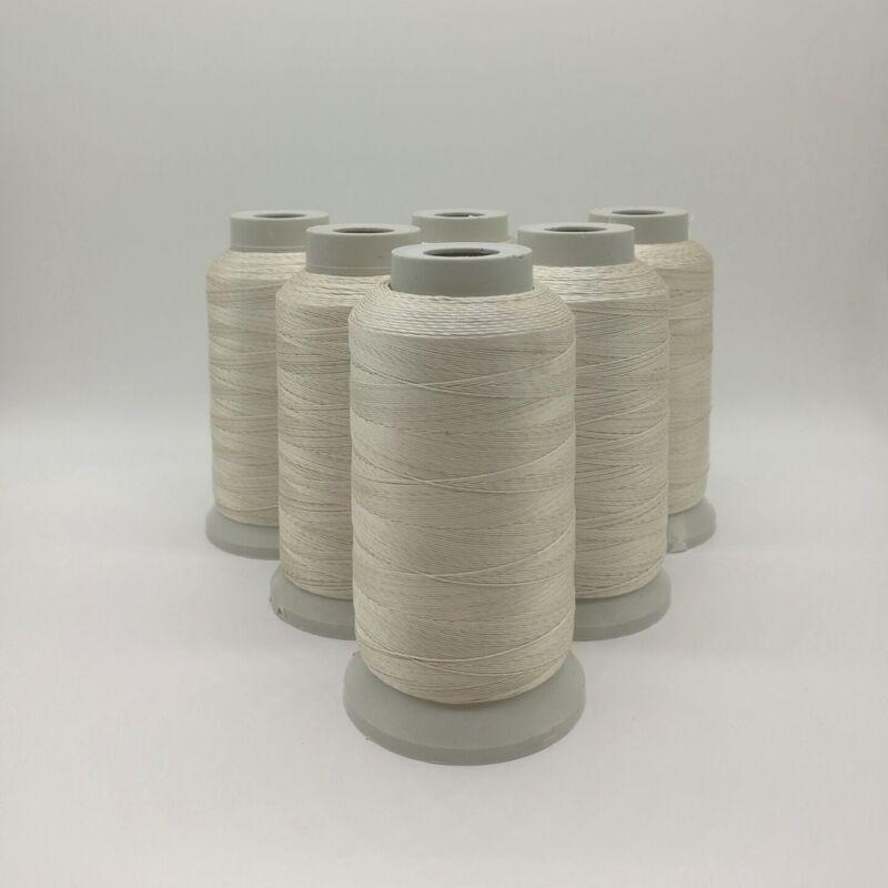 200g/ Reel Glass Fiber Thread High Temperature Resistant Flame Retardant Sewing Thread Beige, White 0.25mm Insulation Thread
