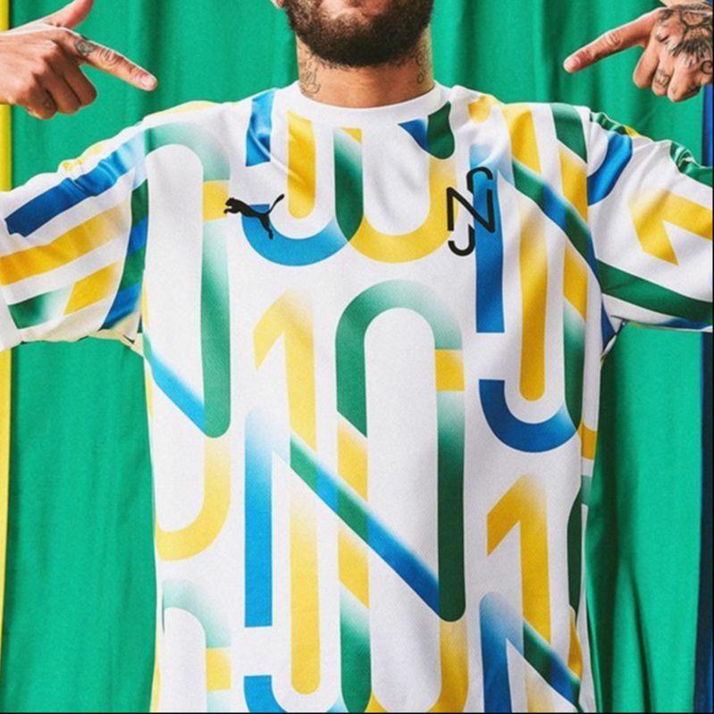 Puma Camisola de Treino de Manga Curta Esportiva BMW Motorsport Collaboration Masculina Tops Floral 605568-05