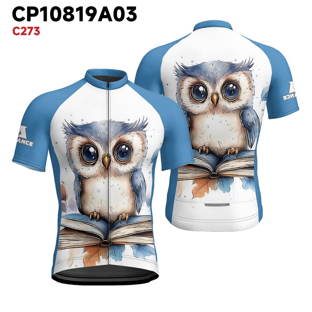 Men's Short Sleeve Cycling Jersey - 2025 Design, Quick-Dry, Breathable, Printed Top for Summer Road Biking