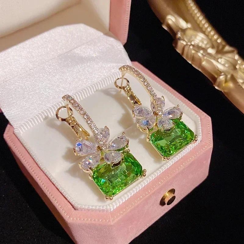 Vintage Bohemia Turquoise Cowboy Hat Boots Horse Earrings for Women Trendy Exaggerate Earring Party Wedding Jewelry Gift