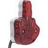 Motorcycle Taillight, 12V LED Motorcycle Taillight Rear Brake Lamp Unique Middle Finger Styling Red