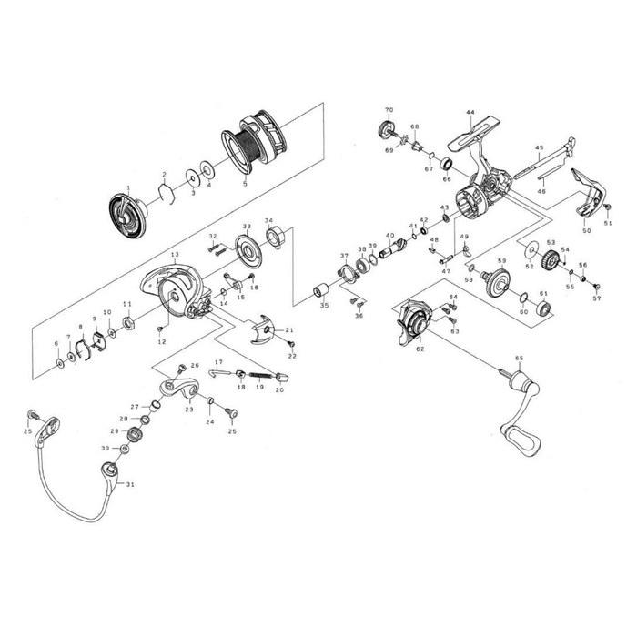 Daiwa 18 Regal LT2000S Spool (2-5) - Part 5, Code 128C60