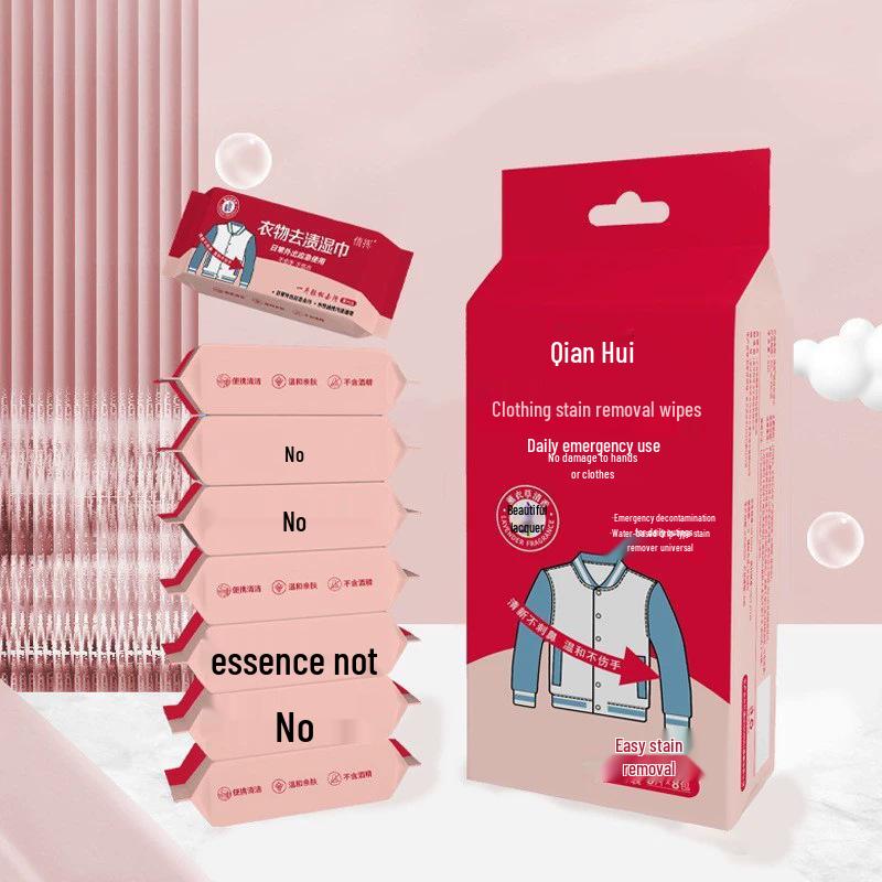 Waterless Down Jacket Cleaning Wipes: Oil & Stain Removal Wet Wipes for No-Wash, Dry Clean