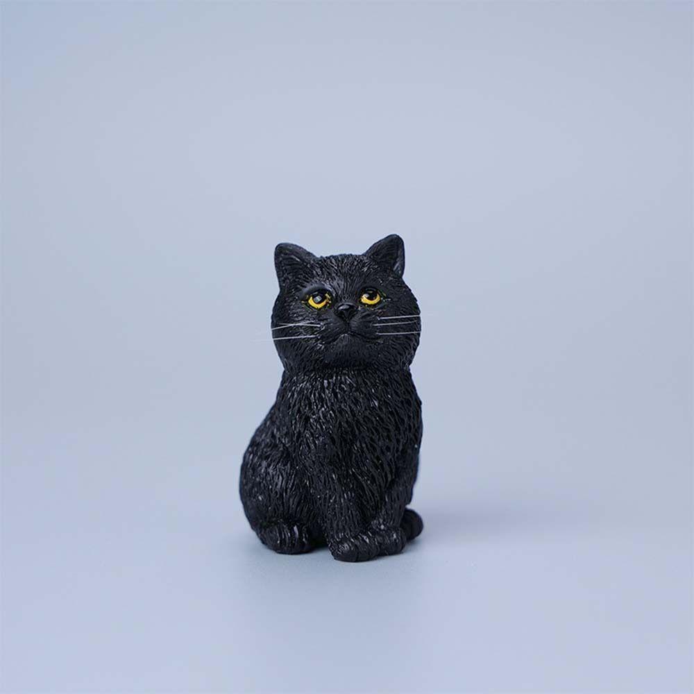 Simulation Cat Ornament Sitting Cat Decoration Creative Cat Pet Model Desktop