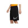 Nike Casual Sport Shorts With Large Logo Print Men Bottoms Black DX6310-010