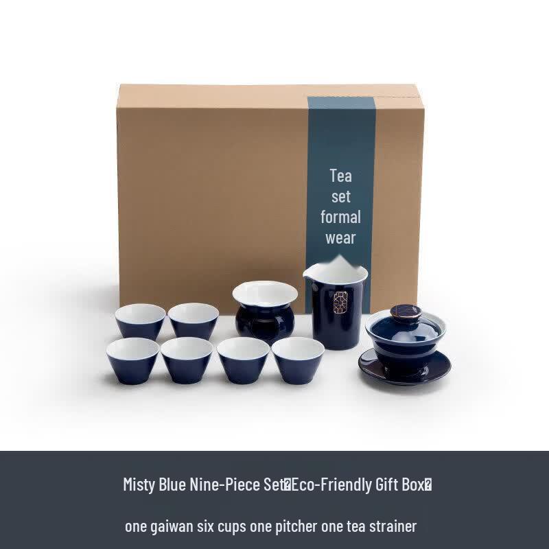 Nanshan Ji Lan Ceramic Kung Fu Tea Set