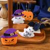 Pumpkin Head Halloween Plush Keychain Kawaii Bag Charm Portable Furry Bag Pendant  Trick Or Treat