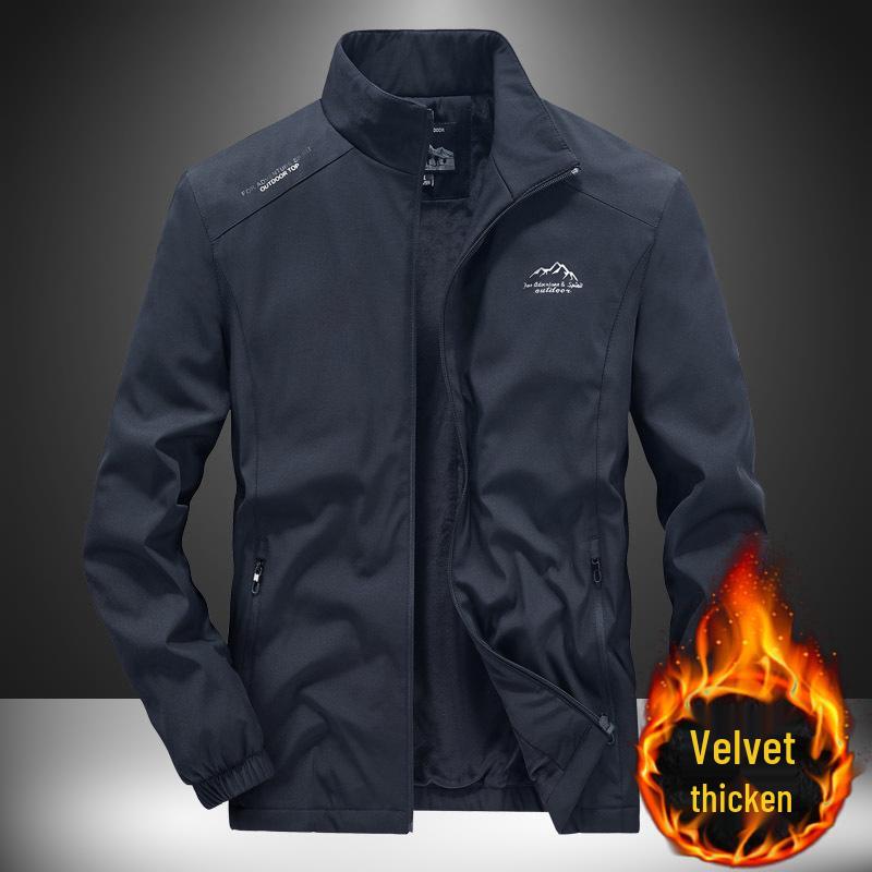 Men's Trendy Spring/Autumn High-End Outdoor Loose Windbreaker - Lightweight Sports Casual Jacket