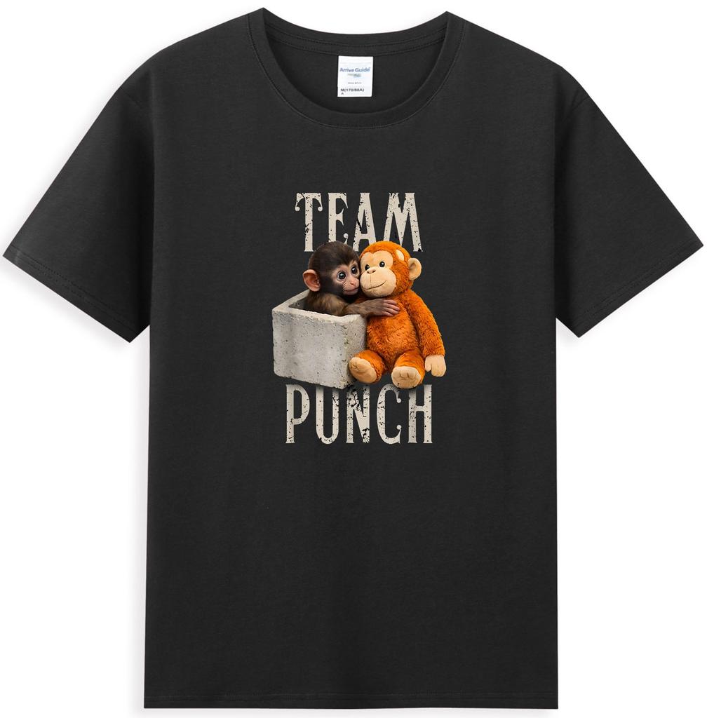 Baby Monkey Punch Team Punch Funny Graphic TShirt