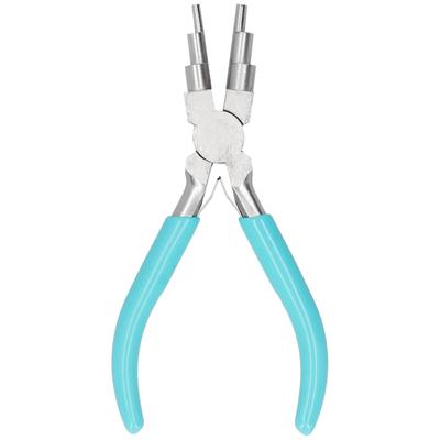 Carbon Steel Round Nose Pliers DIY Jewelry Beading Making Hand Tools 6-Section Pliers