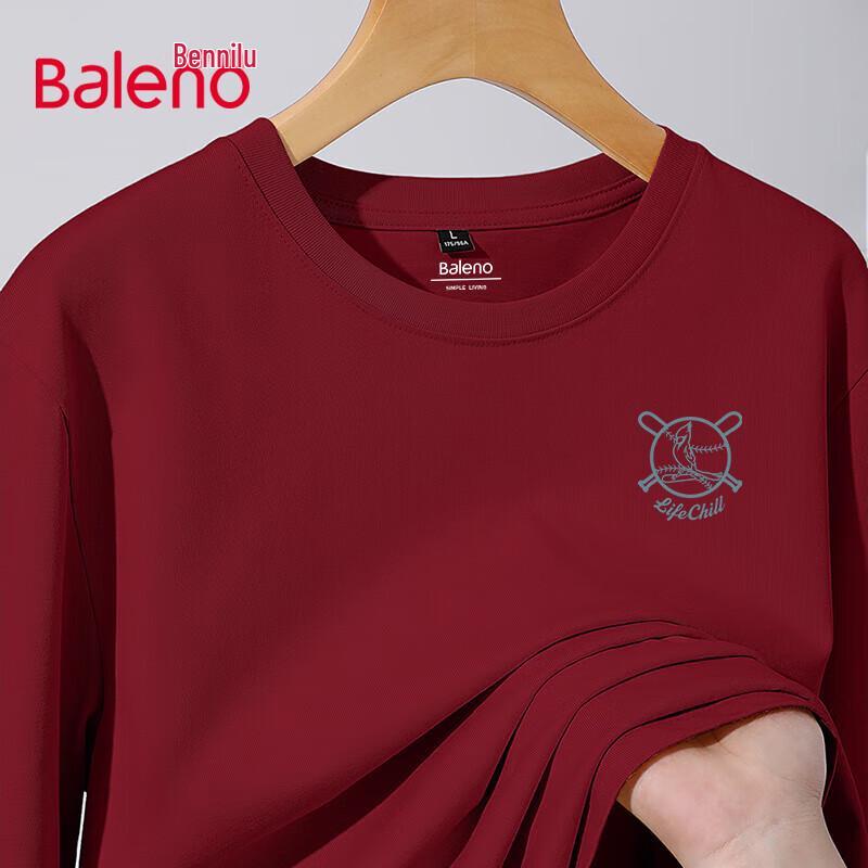 Baleno Men's Loose Fit Long Sleeve Graphic T-Shirt