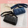Trendy Urban Nylon Shoulder Bag Small Rectangular Design With Sponge Padding