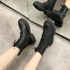 Fashion AIYUQI Women Winter Boots Shoes Genuine Leather Flat Fur Ankle Boots Women Platform Fashion Women's Socks Boots