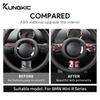 3pcs ABS Car Steering Wheel Button Cover for Mini Cooper R55 R56 Countryman R60 Decoration Interior Union Jack Accessories