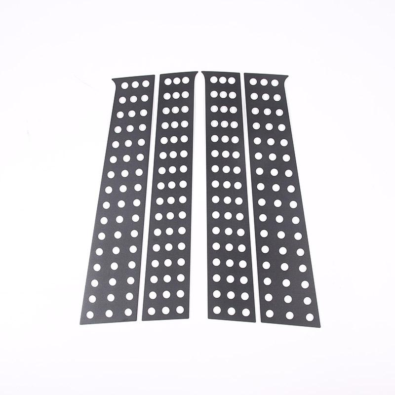 

Aluminum alloy Car Window B-pillar Center Pillar Trim Sticker For Toyota Hilux 2015-2026 Car Accessories