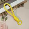 12cm Colorful Braided Rope Strap Lanyard Keychain For Phone Case Women Anti Lost Car Key Chains Bag Hanging Accessories Keyring