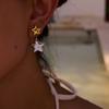 Yori Gold Silver Color Matching Star Earrings Rust Proof 18K PVD Plated Personalized Trendy Jewelry Bijoux Gift