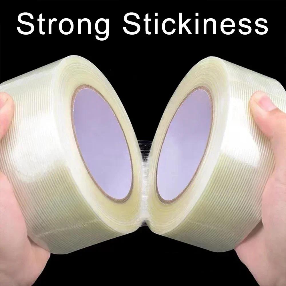 Gestreiftes Glasfaserband Starkes Lithium-Akkupack Isolierband Faserbänder Hochbelastbares Transparentes Verstärktes Klebeband