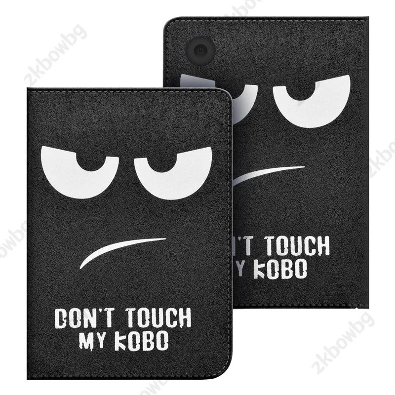 Voor KOBO Clara Kleur/BW/2E 6'' E-reader Hoes N367 Smart Cover Handriem Stand Funda Automatische Slaap/Ontwaak Beschermhoes