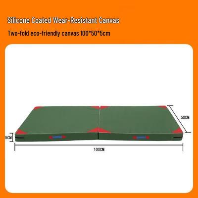 Foldable Silicone Canvas Sit-Up & Training Mat