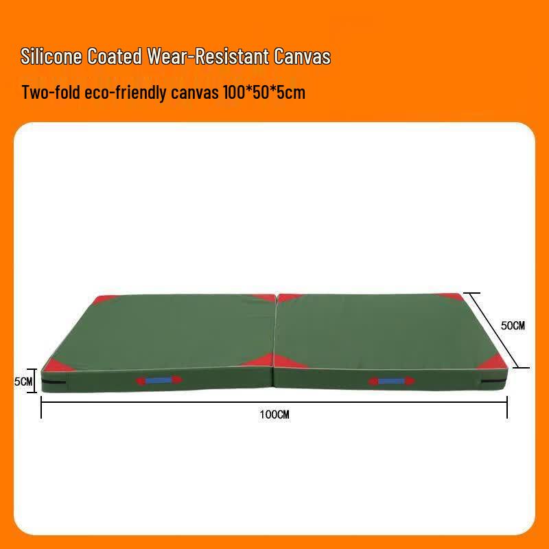 Foldable Silicone Canvas Sit-Up & Training Mat